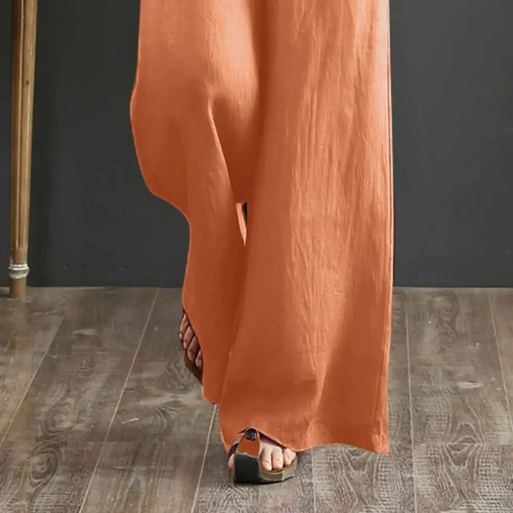 

Широкие спортивные штаны с высокой талией для женщин, осень 2024, удобные повседневные брюки, подходящие для летних и осенних сезонов