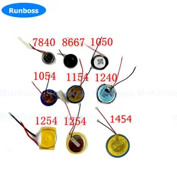 2pcs/lot LIR 7840 840 8667 1050 1054 1154 1240 1254 1454 Headset Battery For TWS Bluetooth Earphone Smart Bracelet Smart Wear