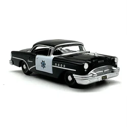 1:87 scala pressofuso lega Buick Century 1955 giocattoli auto della polizia modello classici regali Souvenir da collezione per adulti Display statico