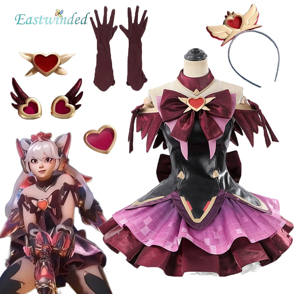 Игра OW Juno, красное, черное платье, реквизит, женские милые костюмы для ролевых игр, аксессуары, костюмы на Хэллоуин, карнавал, вечеринку