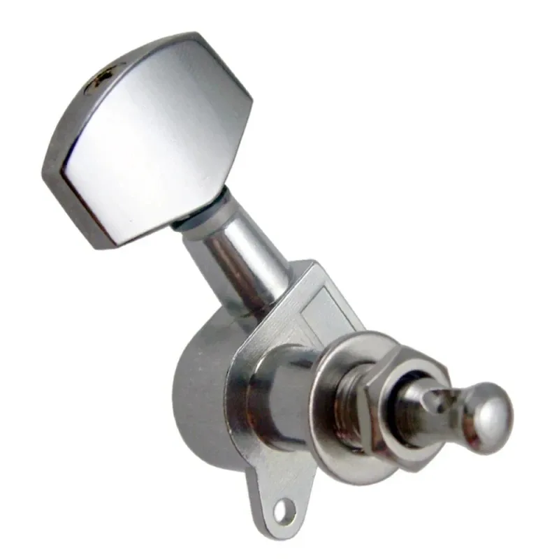 6 Stück versiegelte, verriegelbare Gitarrensaitenstimmwirbel, 3L3R, Stimmmechaniken, Akustikgitarren-Stimmwerkzeug-Set für 6-saitige Gitarren – Detail 10