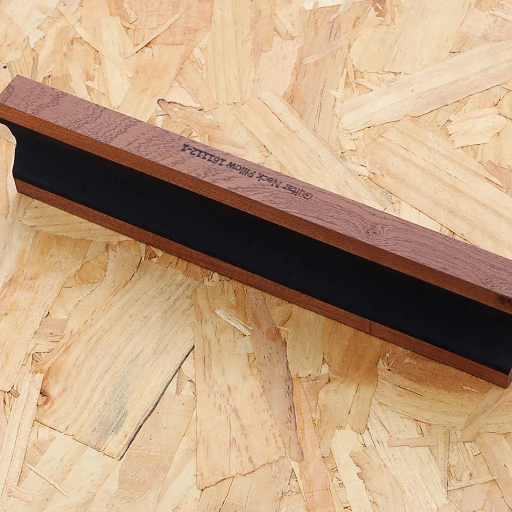 

Wooden Guitar Neck Rest Support Pillow for Acoustic Electric Bass Ukulele String Instruments Sturdy Hardwood Design Elegant Home