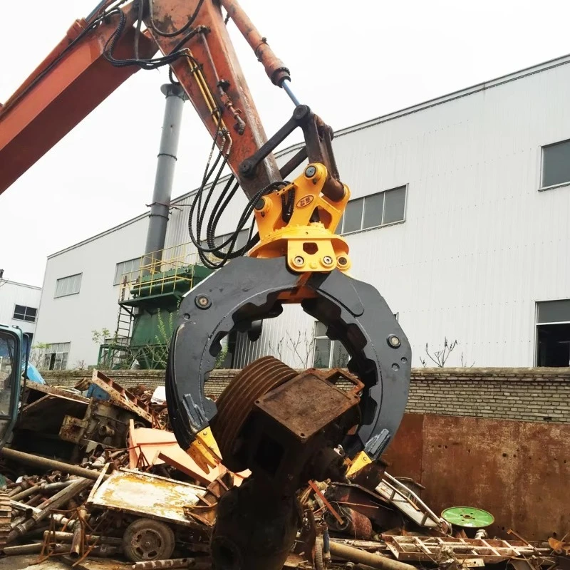 Excavator Parts Construction Machinery Parts Heavy Duty Stone Grapple