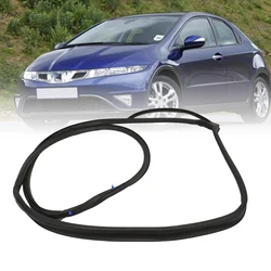 Front & Rear Door Rubber Seal Gasket Weatherstrip Molding For Honda Civic 2006 2007 2008 2009 2010 2011 Replaces #72350-SNE-A01