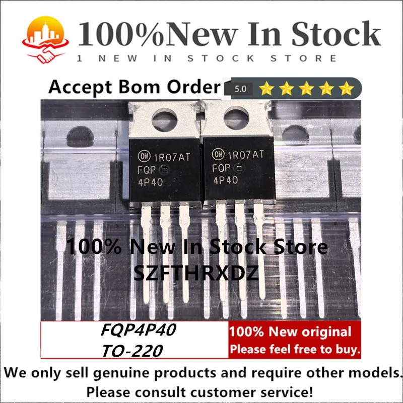

SZFTHRXDZ 100% НОВЫЙ ОРИГИНАЛЬНЫЙ MOSFET FQP4P40 TO-220 400 В 3,5 А TO220