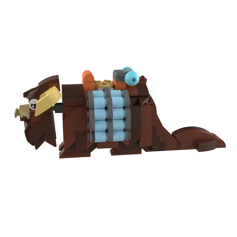 MOC Space Wars Beast Banthas Action Figure Building Blocks Animal Rhino Model Desert Bull Constructor Brick Child Toys for Child