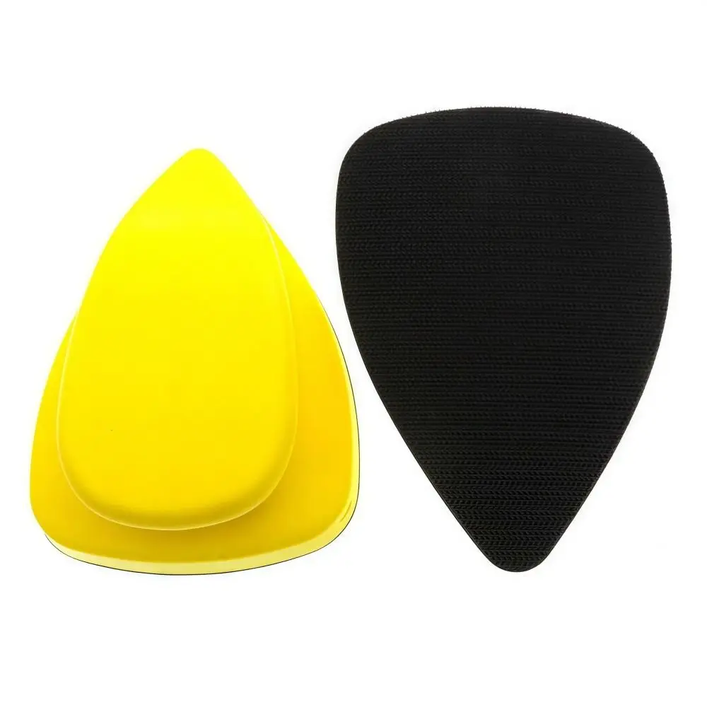 Large Manual Grinding Disc Self-adhesive Flocking Car Polishing Disc Durable Triangle Sandpaper Grinding Disc Wood Sanding