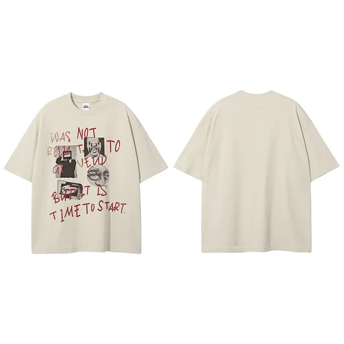2025 streetwear retro gráfico t camisa harajuku letras dos homens