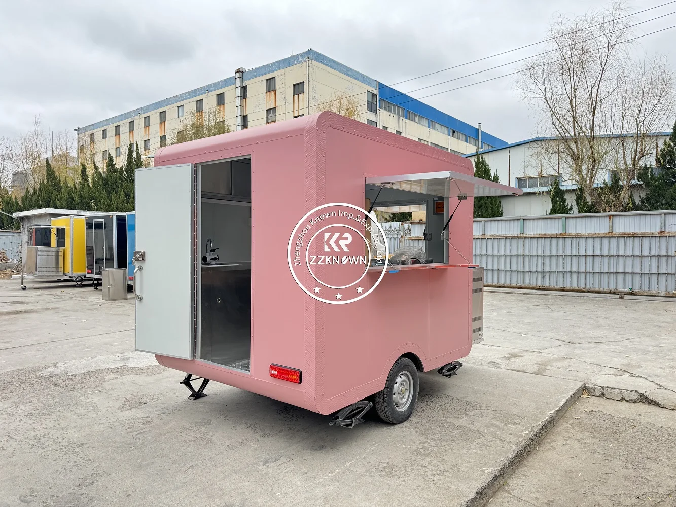 2024 American Popular Street Outdoor Fast Food Carts Crepe Food truck with Snack mobile kitchen cooking equipment price