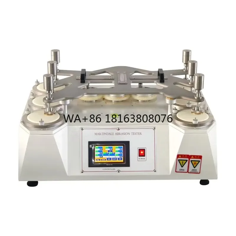 Martindale Abrasion and Pilling Fabric Textile Wear Resistance Testing Machine Garment Carpet Upholstery Leather
