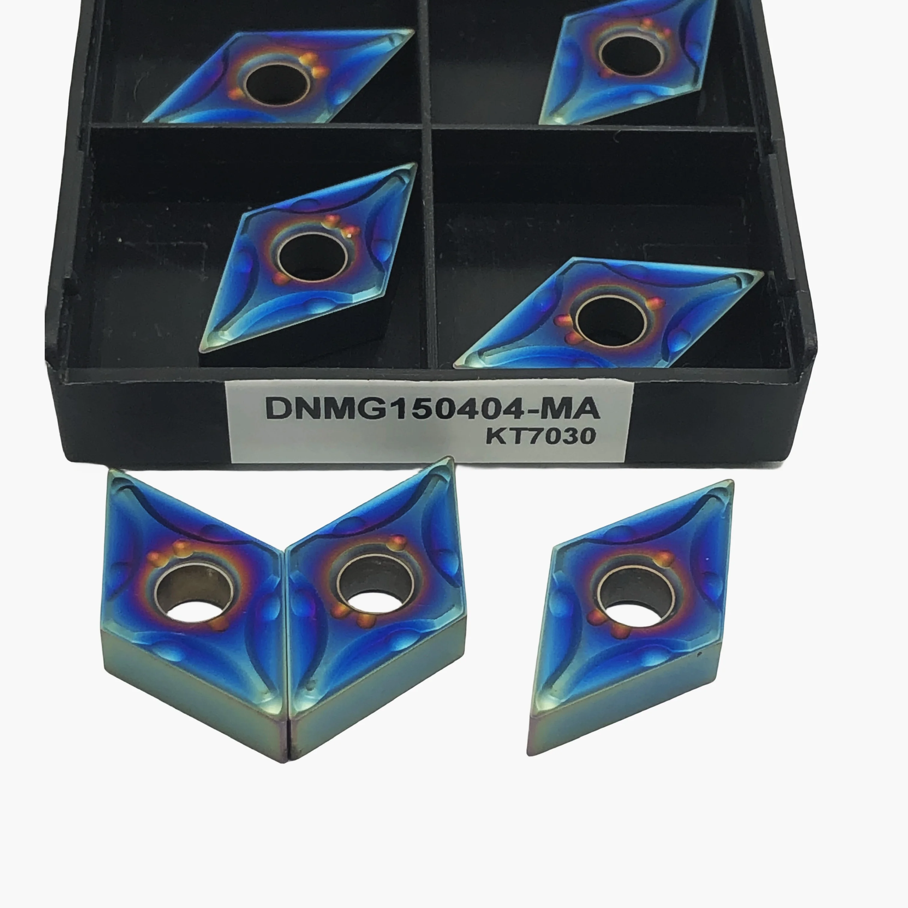 Internal Milling Cutter 10PCS CNC Carbide Blade DNMG150404 DNMG150408 MA KT7030  Hardness Tool DNMG150604 DNMG150608 MA KT7030