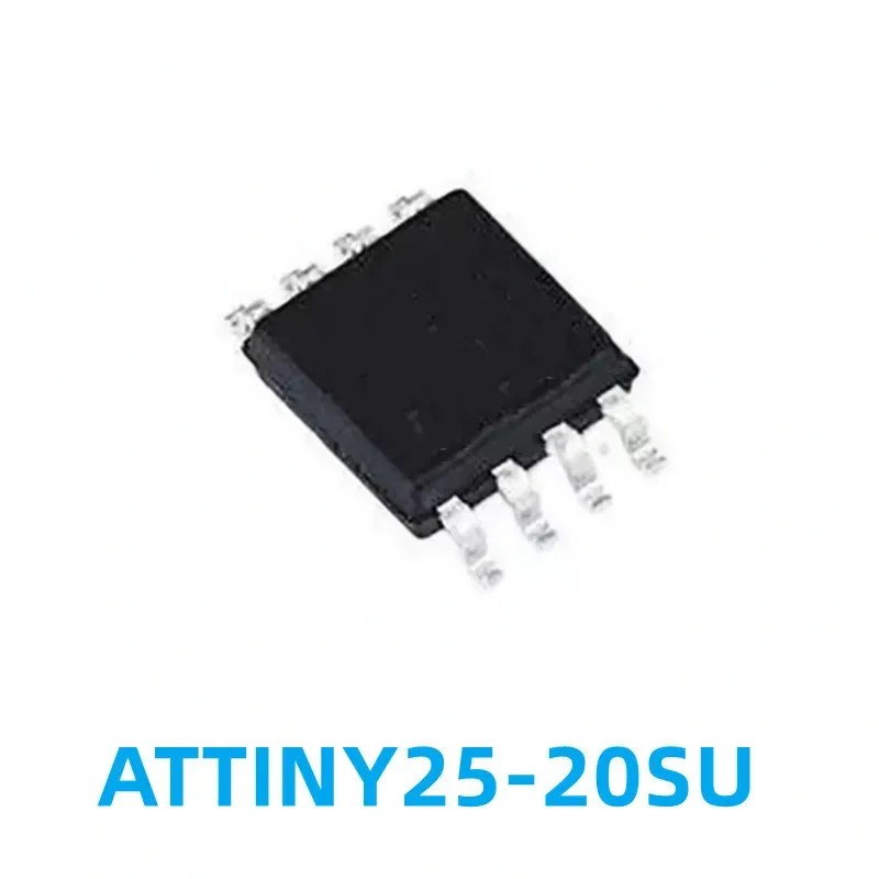 1PCS NEW ATTINY25-20SU Original SOP8 Screen Printed TINY25 Microcontroller Chip