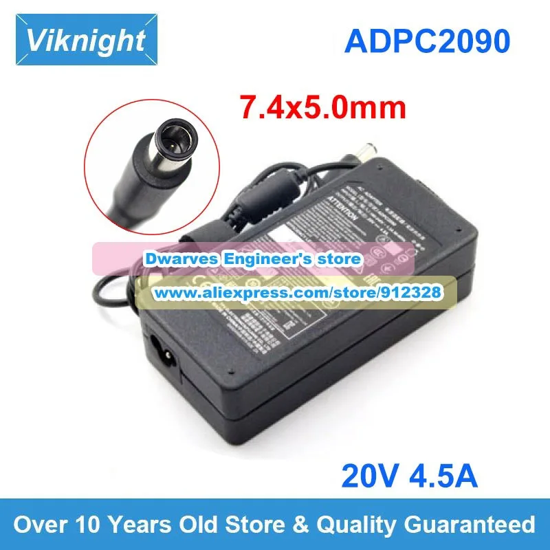 

ADPC2090 Ac Adapter 20V 4.5A 90W for CQ27G2U AG251FZ2 MPG27CQ Viewsonic XG3420C XG-2703 XG2703-GS VS17100 MONITOR