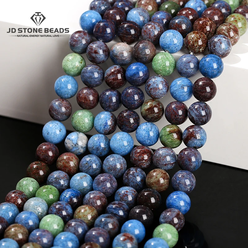 

4, 6, 8, 10 мм, бусина из натурального синего камня, круглая свободная прокладка, бусина из драгоценного камня, изготовление ювелирных изделий, браслет, ожерелье, аксессуары, оптовая продажа