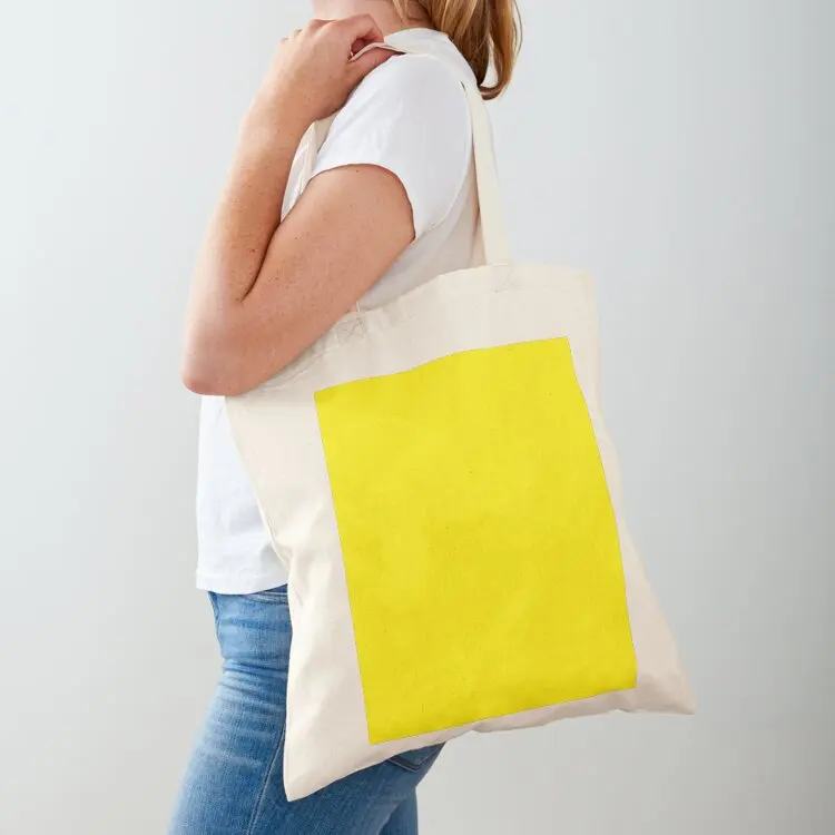

PLAIN SOLID YELLOW -YELLOW PROCESS - BY OZCUSHIONS Tote Bag supermarket folding bag Shopper cloth bag woman Women's beach bags