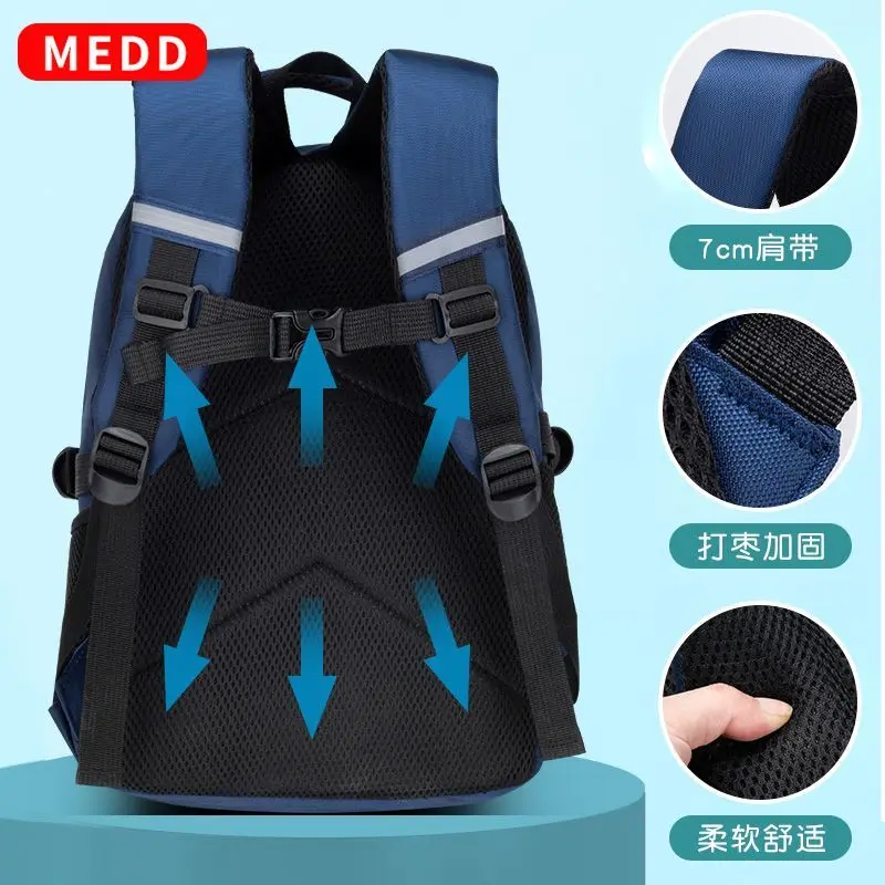 Astronaut Elementary Backpack Grades Three Through Six Elementary Schoolbag Male Middle School High Capacity Spine Guard Boy Bag