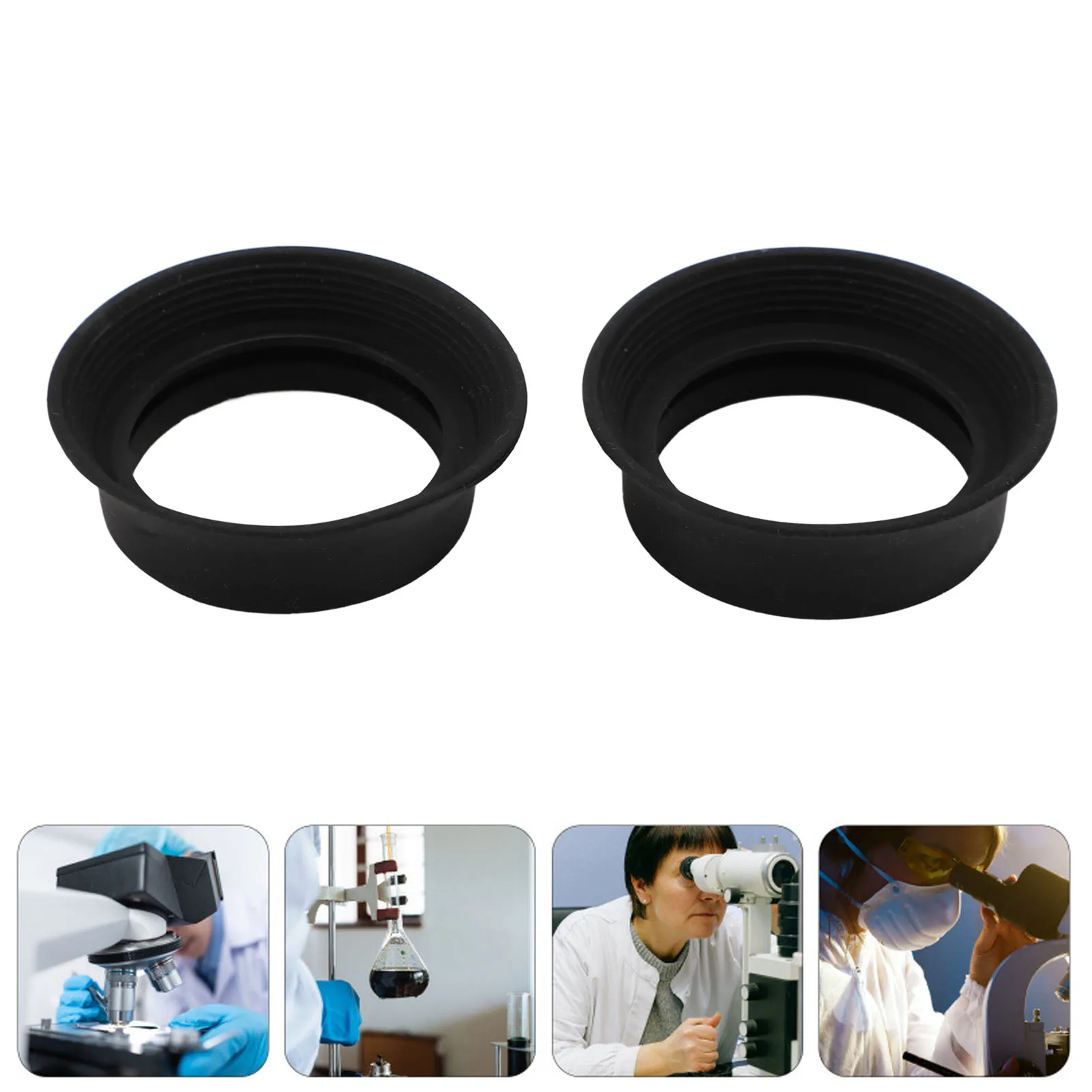 Scope Eyepiece Eyecup Prevent Deformation Rubber Microscope Eyepiece Cover Reduce Eye Fatigue Soft for Binocular Eyepiece