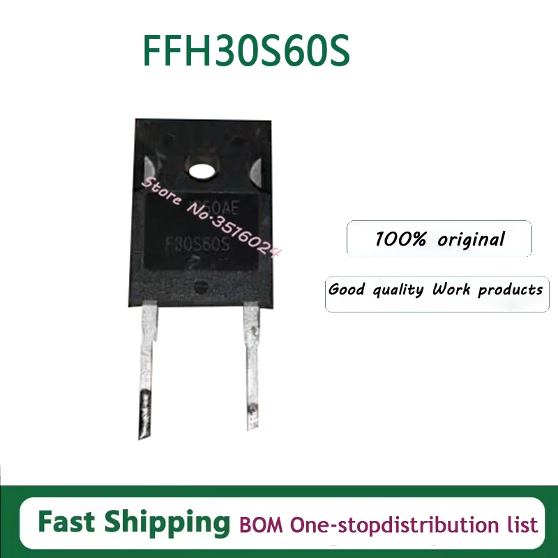 10PCS/lot  FSBB30CH60C TO F30S60S FFH30S60S  TO-247-2 600V 30A  100% NEW
