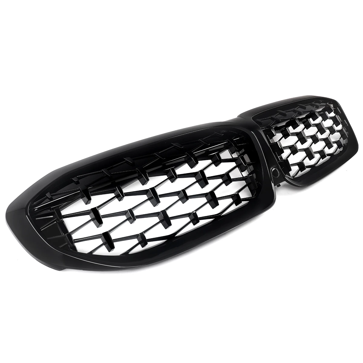 SAIQINGSP Diamond Style Full Gloss Black Rim For BMW 3 Series G20 Saloon/G21 Estate 2018-2021 Car Accessories Tools