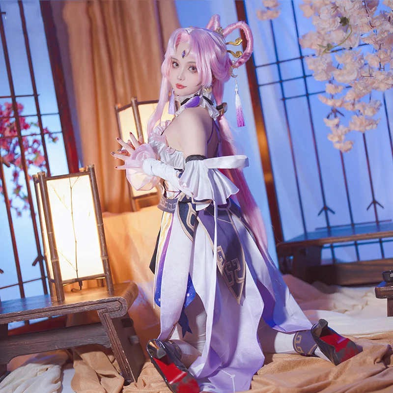 Fu Xuan Cosplay New Game Honkai Star Rail Fairy Sexy strapless Cosplay for Women full set Ancient Costume