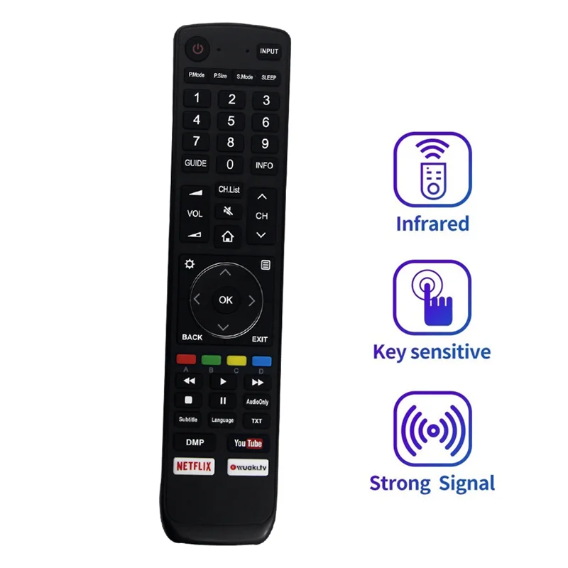 EN3D39 Replace Remote for Hisense 4K Ultra HD Smart TV with HDR H50N6800 H65N6800 H55NU8700 H50N5900 H70NU9700 H65N5750