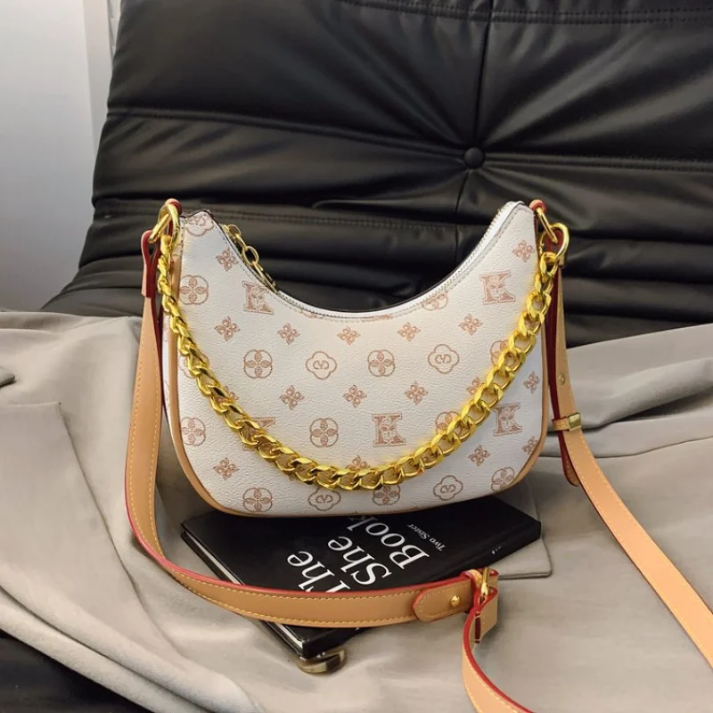 

Высококачественная женская сумка из натуральной кожи с принтом, модная винтажная Парижская сумка, аккуратный просторный повседневный вид ​