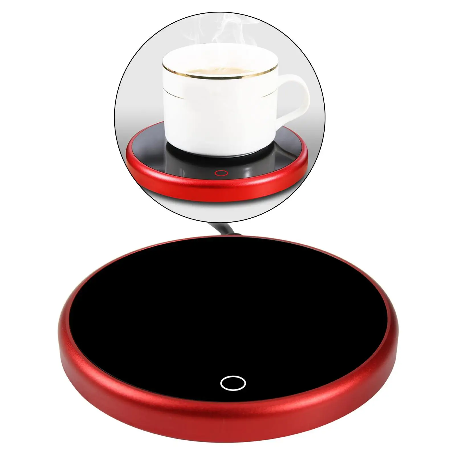 

Smart Coffee Mug Warmer Heater Coaster Plate Portable Cushion Cup Warmer for Office