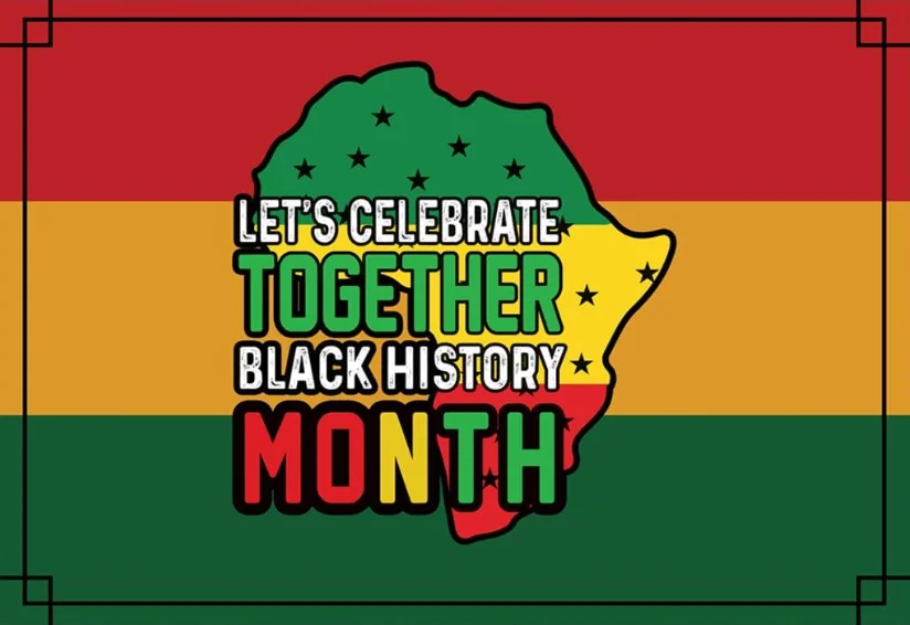 خلفيات زينة شهر التاريخ الأسود لافتات نسائية لخلفية التصوير الفوتوغرافي لمهرجان أفريقي أمريكي أفريقي