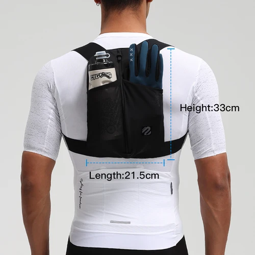 Imagen 2 del producto Santic-mochila deportiva para bicicleta para hombre, morral deportivo para ciclismo, ligero, portátil, para exteriores, WZ24P202H