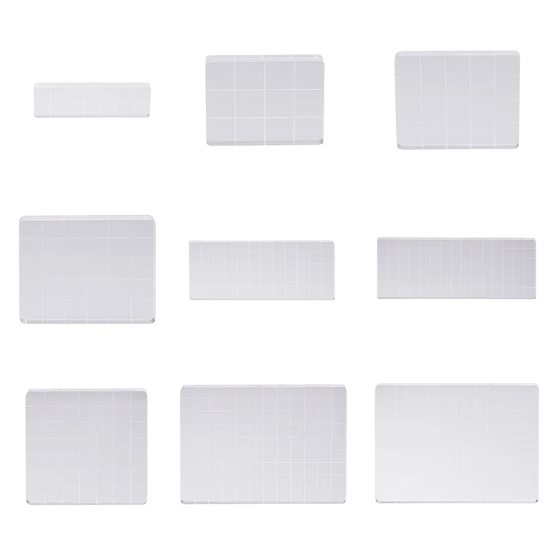 

Multi-size Stamps Acrylic Pad Block Accessories Clear Transpant Stamps Decor DIY Scrapbook Stamping Stickers Acrylic Sheets
