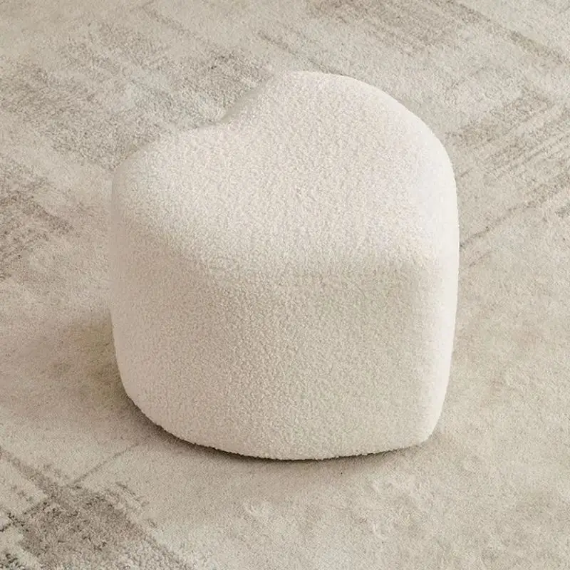 الشمال بسيط الحديثة منخفضة البراز البراز الصغيرة لطيف شخصية تصميم لامب المخملية الجولة العثمانيين تغيير الأحذية البراز ماكياج البراز