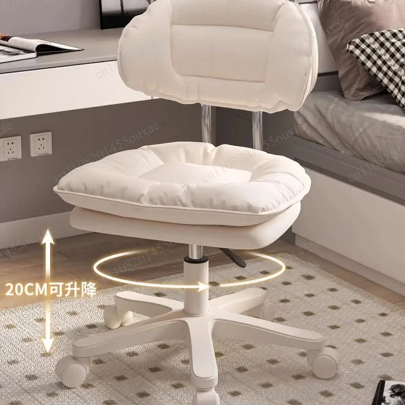 Adjustable Height Swivel Chair Rotating Backrest Elevating Chair For Nail Salon Spa Tattoo Shop
