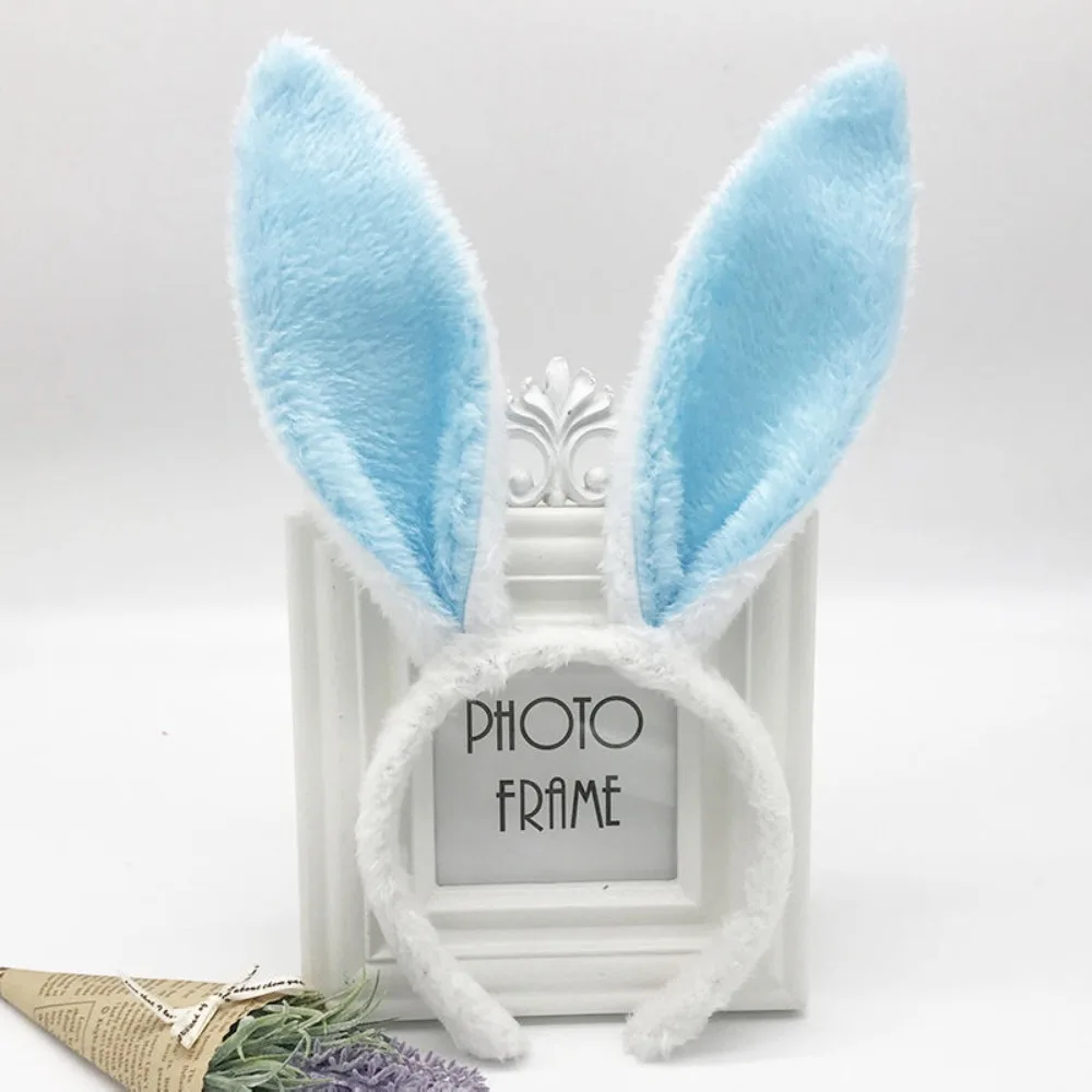 Rabbit Ear Easter Headbands Adult Kids Easter Head Hoop Hair Accessories Cute Colorful Bunny Ear Masquerade Tiara