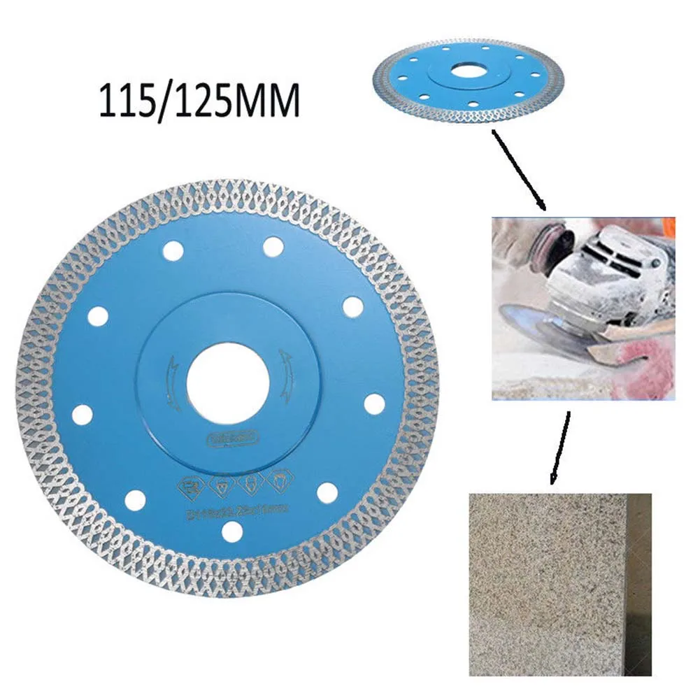 

125mm Diamond Cutting Grinder Thin Wet Dry Wheel Disc for Porcelain Tile Marble Stone