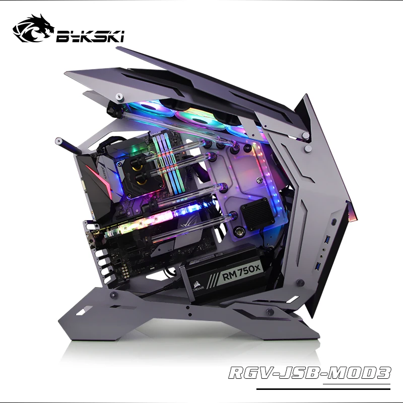 Bykski Distro Plate Water Cooling Kit for Jonsbo MOD3 Chassis Case CPU GPU RGB RGV-JSB-MOD3-P