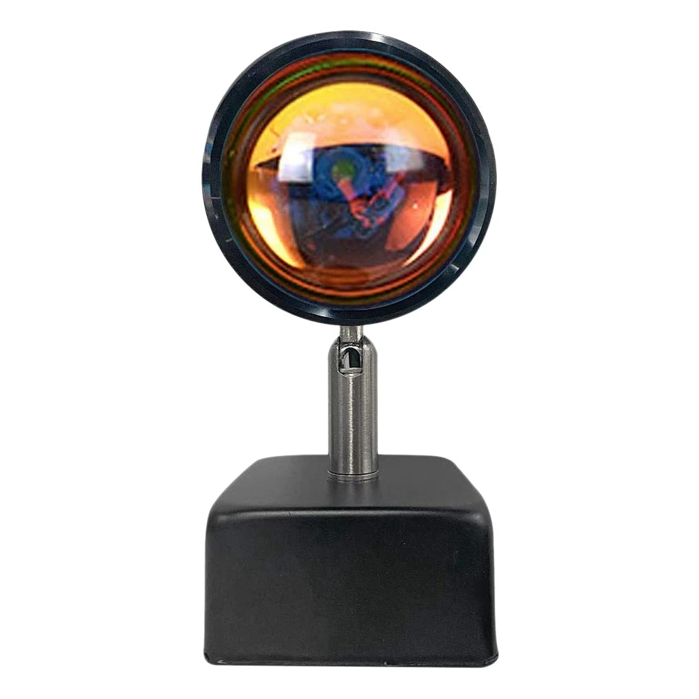 

Sunset Red Projection Lamp LED Night Light Atmosphere Projector,USB Photography Lamp 180° Rotation for Room Studio Decor