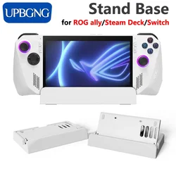 Portable Stand Base for Asus Rog Ally X Steam Deck Switch Desktop Stand Dock Game Console Anti-Slip Bracket Base Accessories