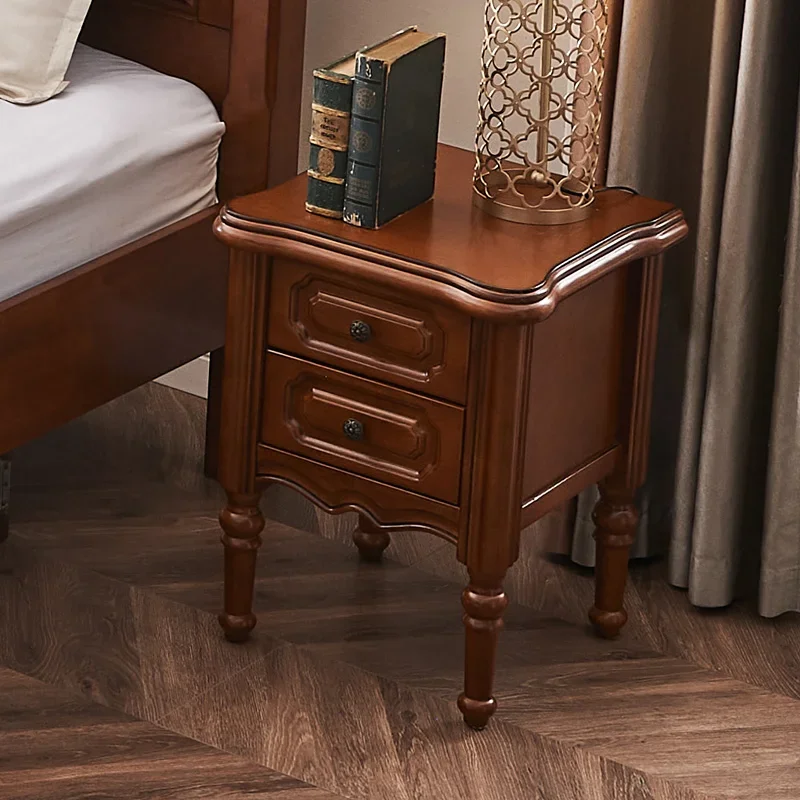 

yj21 Furniture American solid wood bedside table Household bedroom storage Small cabinet storage