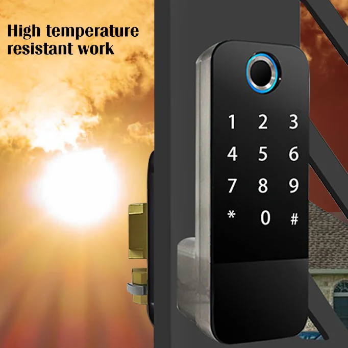 

Premium Quality Fashion Security Intelligent Digital Key Fingerprint Password Wifi IP65 Outdoor Door Lock