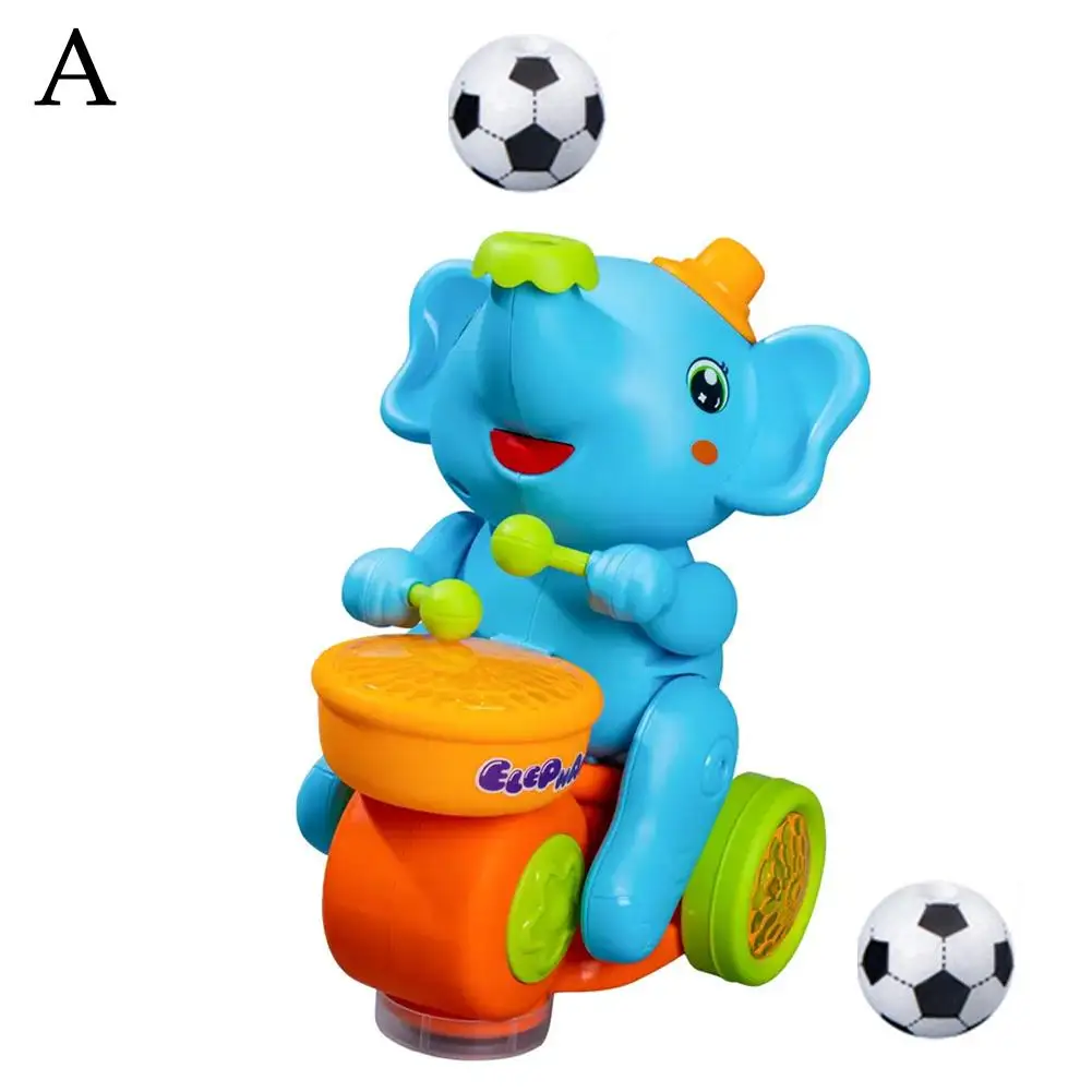 Drumming Elephant Toy, Music Light Drumming Toy Car Toy Small Parent Interactive Games Child Car Cute Toys Elephant K0s5