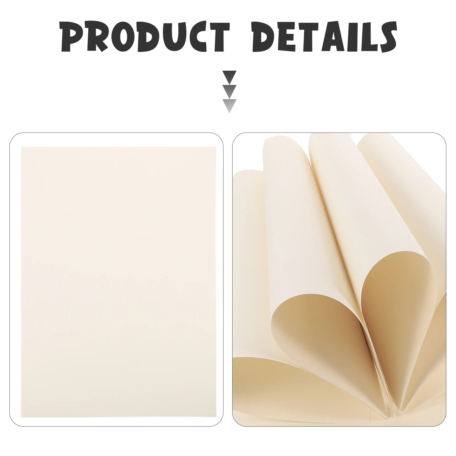 

50 Sheets Watercolor Paper Painting Thick Absorbent Durable Cold Press Diy Handicraft Drawing School Supply For Artists
