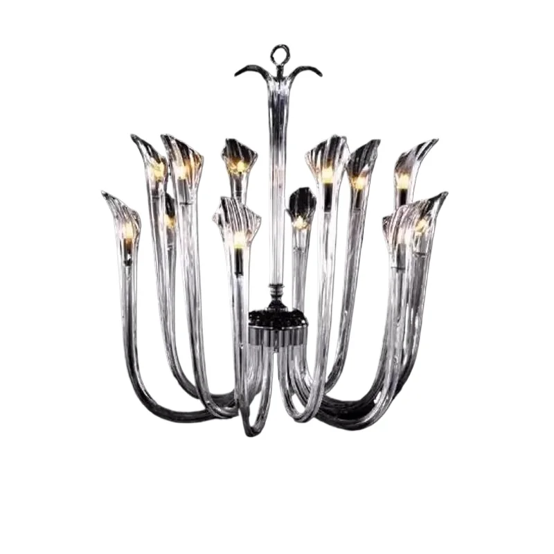 الحديثة شخصية غرفة المعيشة الزجاج الثريا الإبداعية الفن تصميم بسيط وفاخر غرفة نوم غرفة الطعام تركيبات الإضاءة