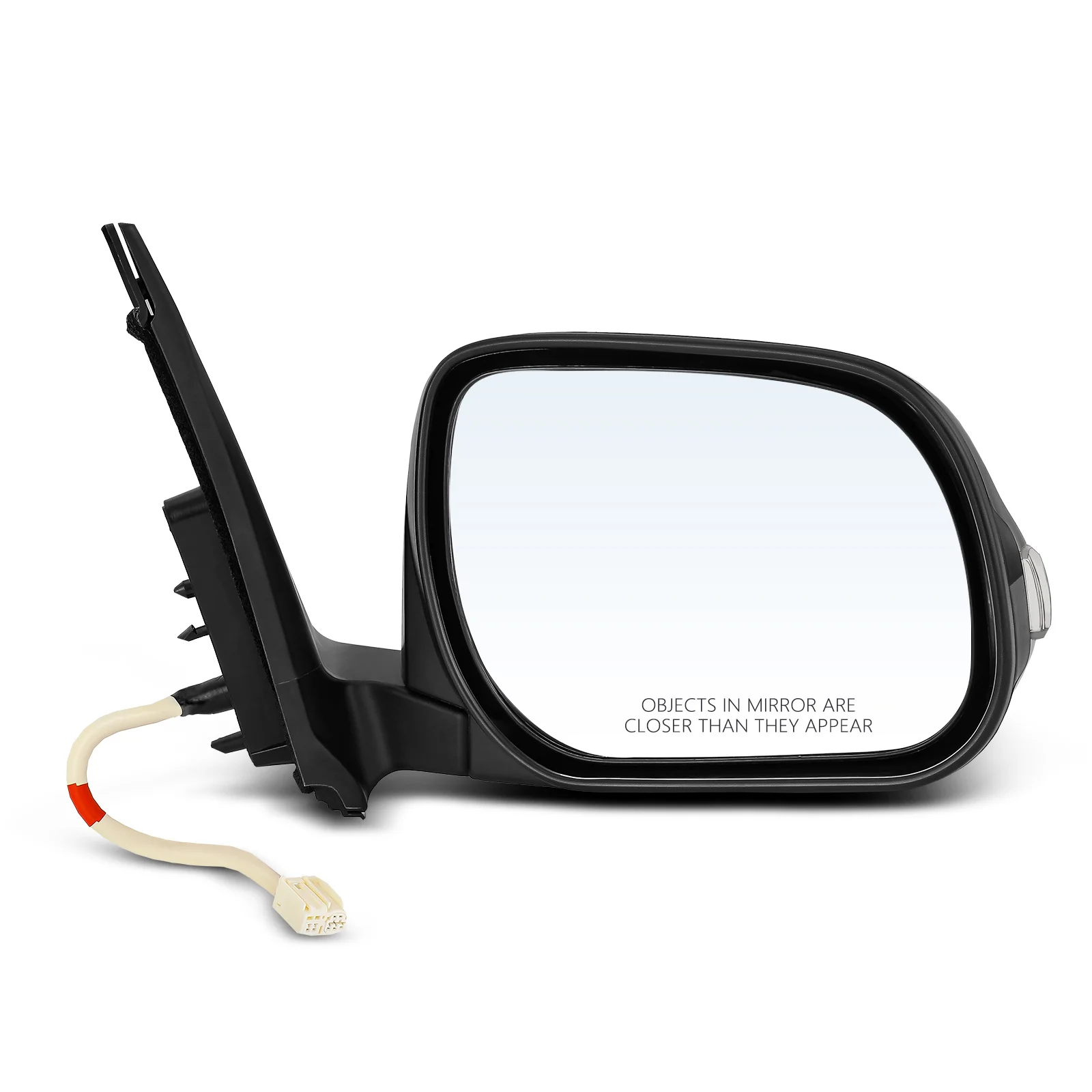 A-Premium Passenger Side Power Door Mirror for Toyota RAV4 2009-2012 Manual Folding Turn Signal Light Heated Black