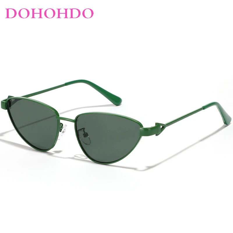 DOHOHDO occhiali da sole Cat Eye in metallo per uomo donna 2024 Luxury Brand Designer Fashion occhiali da sole occhiali da sole femminili alla moda