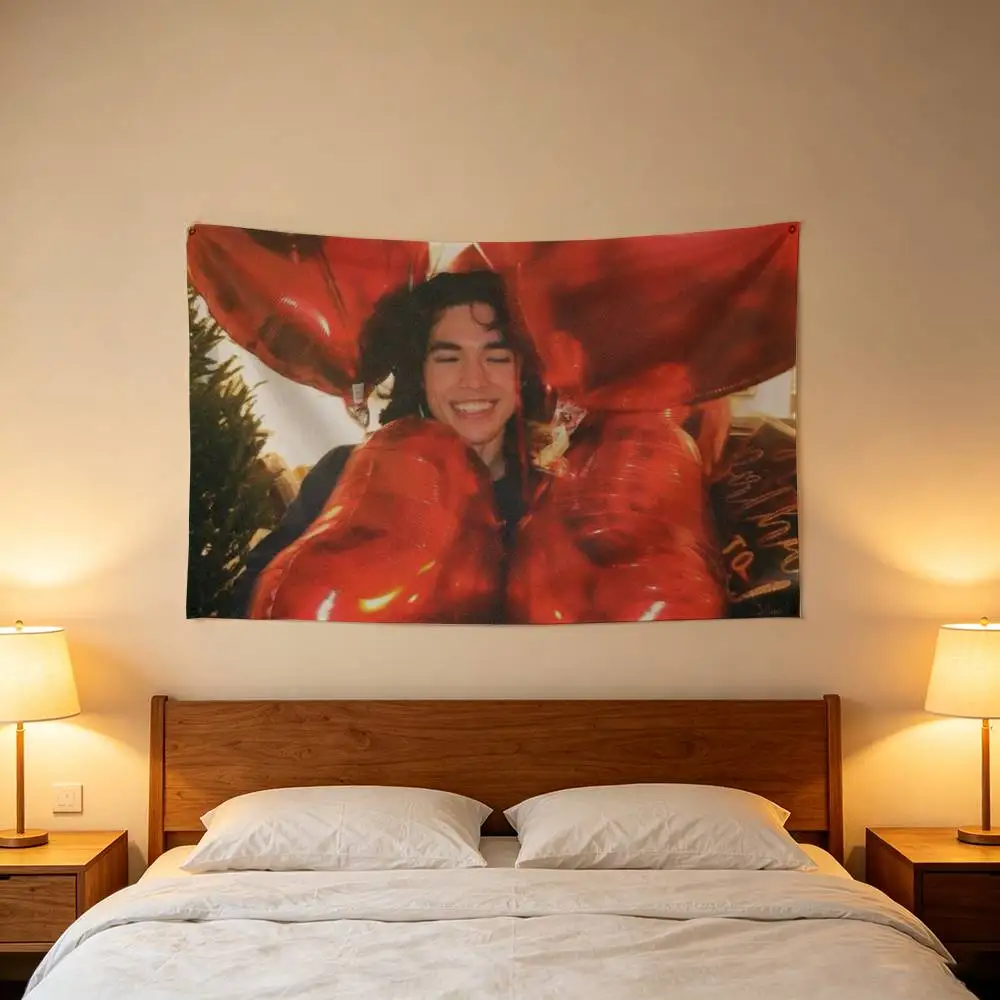 Singer C-Conan Gray Wishbone Flag Outdoor Decorations for Bedrooms Home Decor Items Decoration