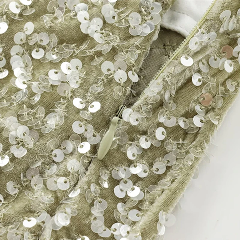 Sequins Flared Long Pants For Women Evening Party High Waist Lady Summer Fashion Bottoms Clothing Slim-Fit Sexy Bell-bottoms