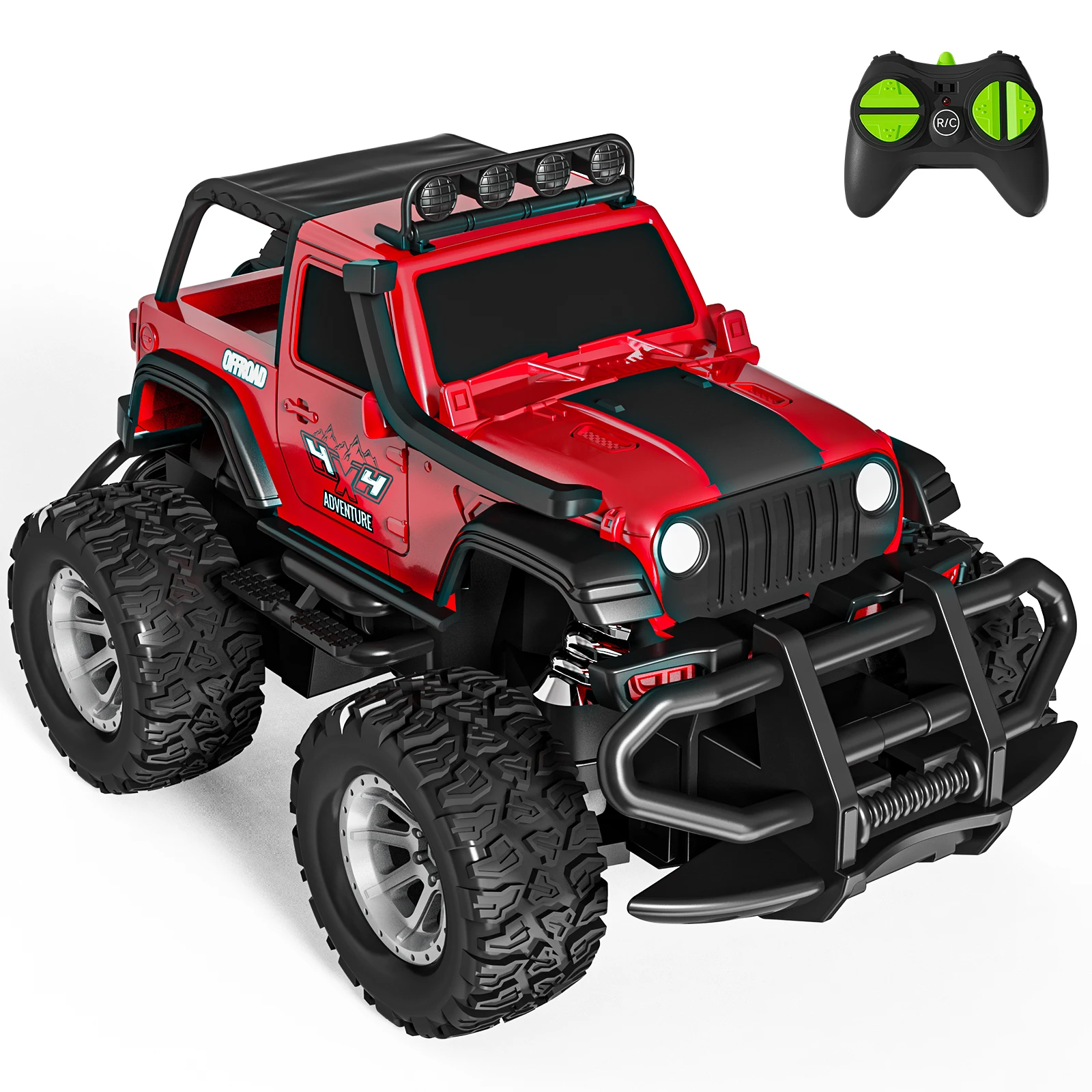 Mini Remote Control Car for Kids, 4WD 2.4GHz RC Cars, Double Sided Flips 360° Rotating RC Stunt Car, Toys Accessories