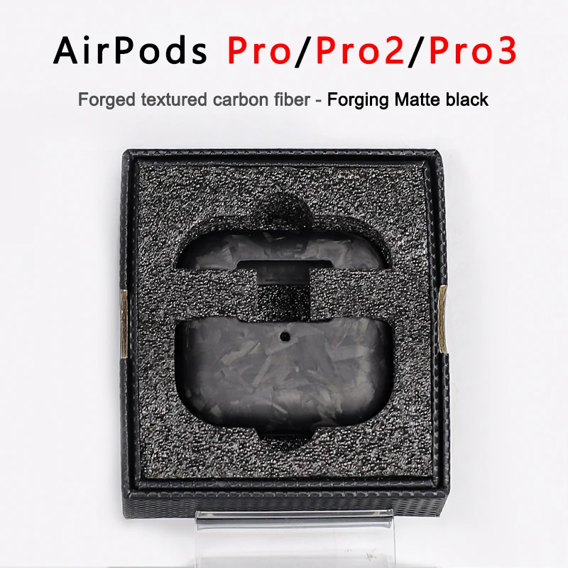 YTF-Carbon Carbonfaser-Hülle für AirPods Pro 3 Kabelloses Laden Bluetooth-Kopfhörer-Schutzhülle für AirPods Pro 2 Dünn und Leicht – Detail 14