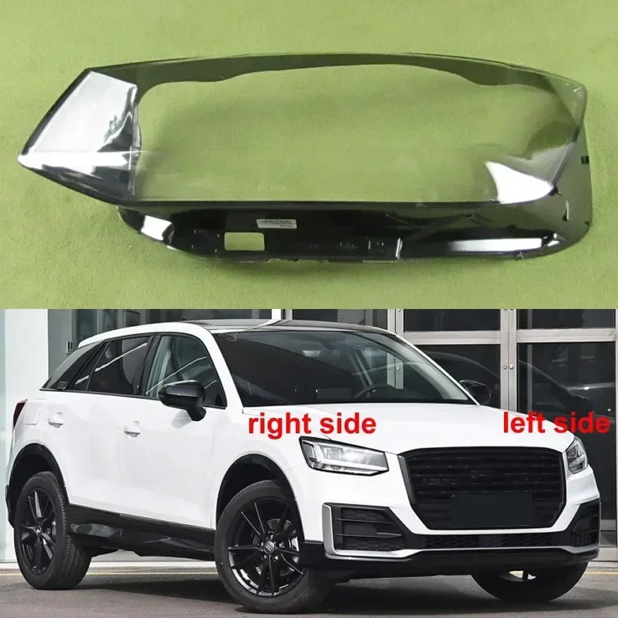 

For Audi Q2 Q2L 2018 2019 2020 2021 Car Accessories Transparent Cover Lampshade Lamp Shade Headlight Shell Lens Plexiglass