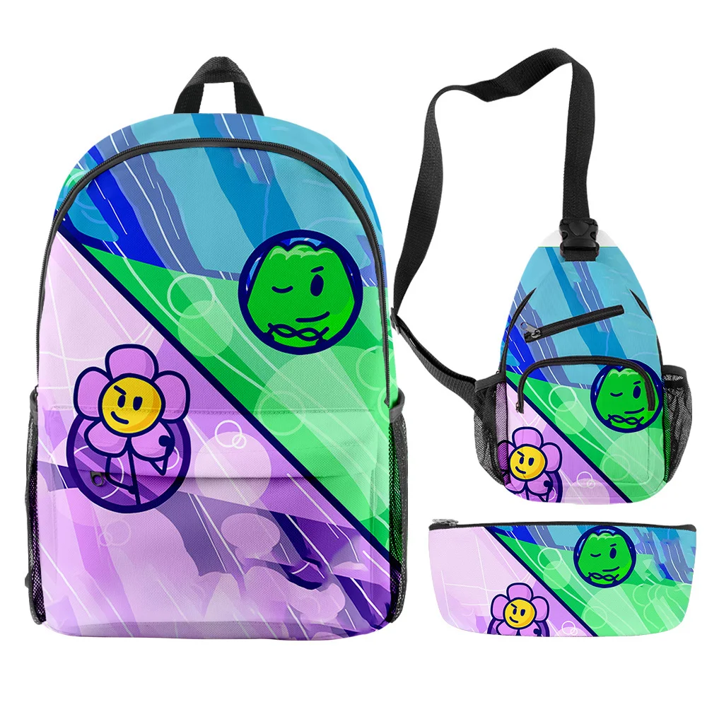 Imagem -06 - Jacknjellify Batalha para a Ilha de Sonho Merch Mochilas Peças Define Único Zíper Daypack Harjauku Traval Bolsa Unisex Bolsas